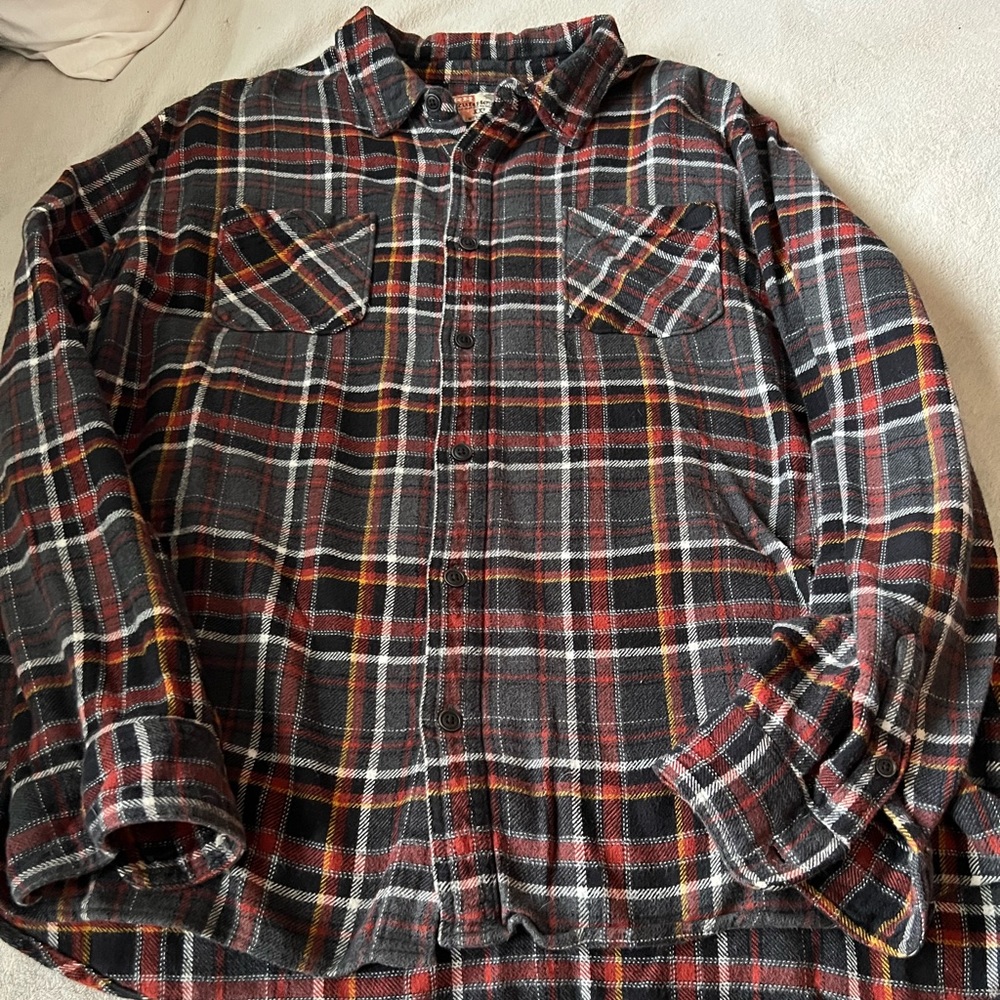 Ruff Hewn Flannel Button Down size XXL EUC